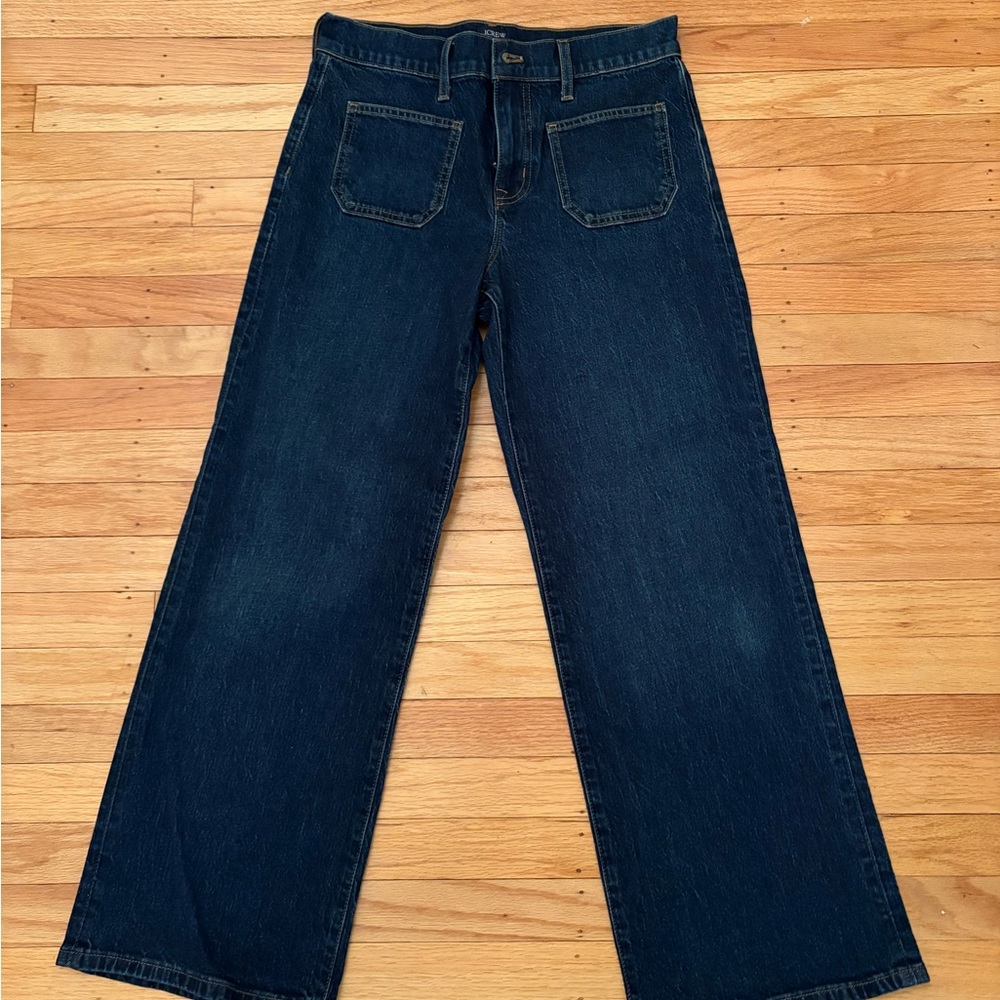 J. Crew Dark Blue Flare Jeans